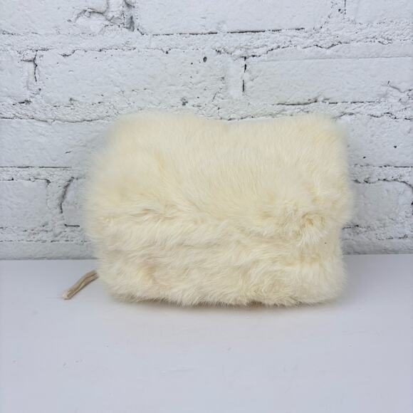 Vintage 50’s 60’s Rabbit Fur Muff Handwarmer - Picture 2 of 3